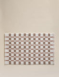 Cotton geometric bath mat 80x50 cm, imported from the UK