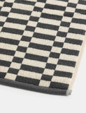Pure Cotton Geometric Check Towel
