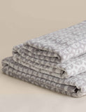 Pure cotton geometric circle bath towel, imported from the UK