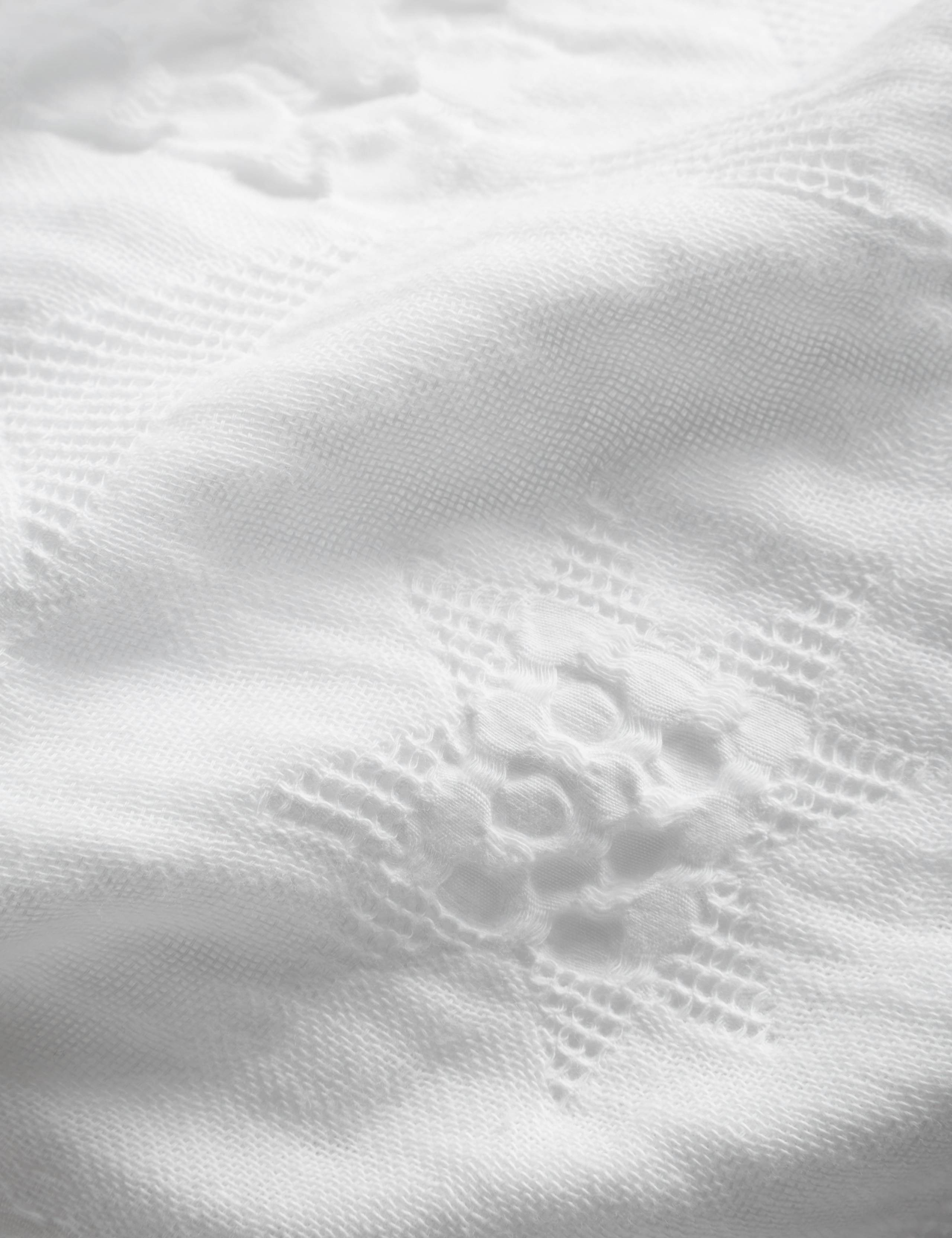 Pure cotton geometric jacquard bedding set - British product