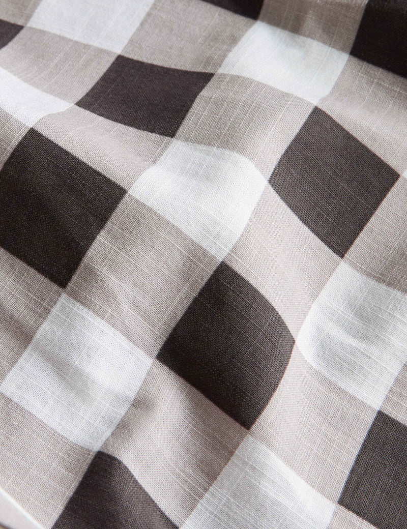 Pure cotton gingham bedding set, imported from the UK