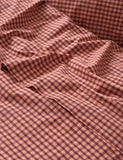 Piglet In Bed gingham flat sheet, imported from the UK