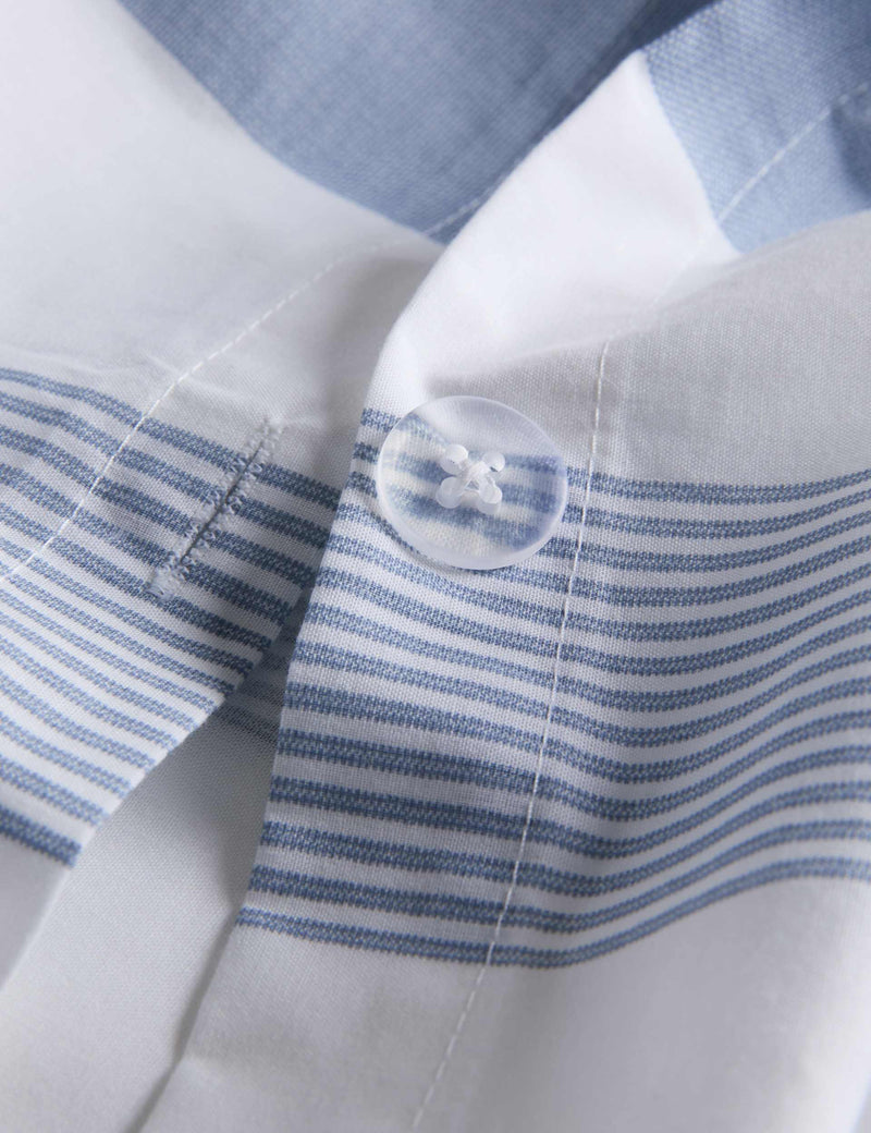 Hadley Striped Cotton Bedding Set Single, imported from the UK