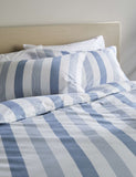 Hadley Striped Cotton Bedding Set Single, imported from the UK