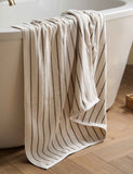 Yard striped cotton bath towel 100x50 cm (British brand)