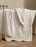 Yard striped cotton bath towel 100x50 cm (British brand)