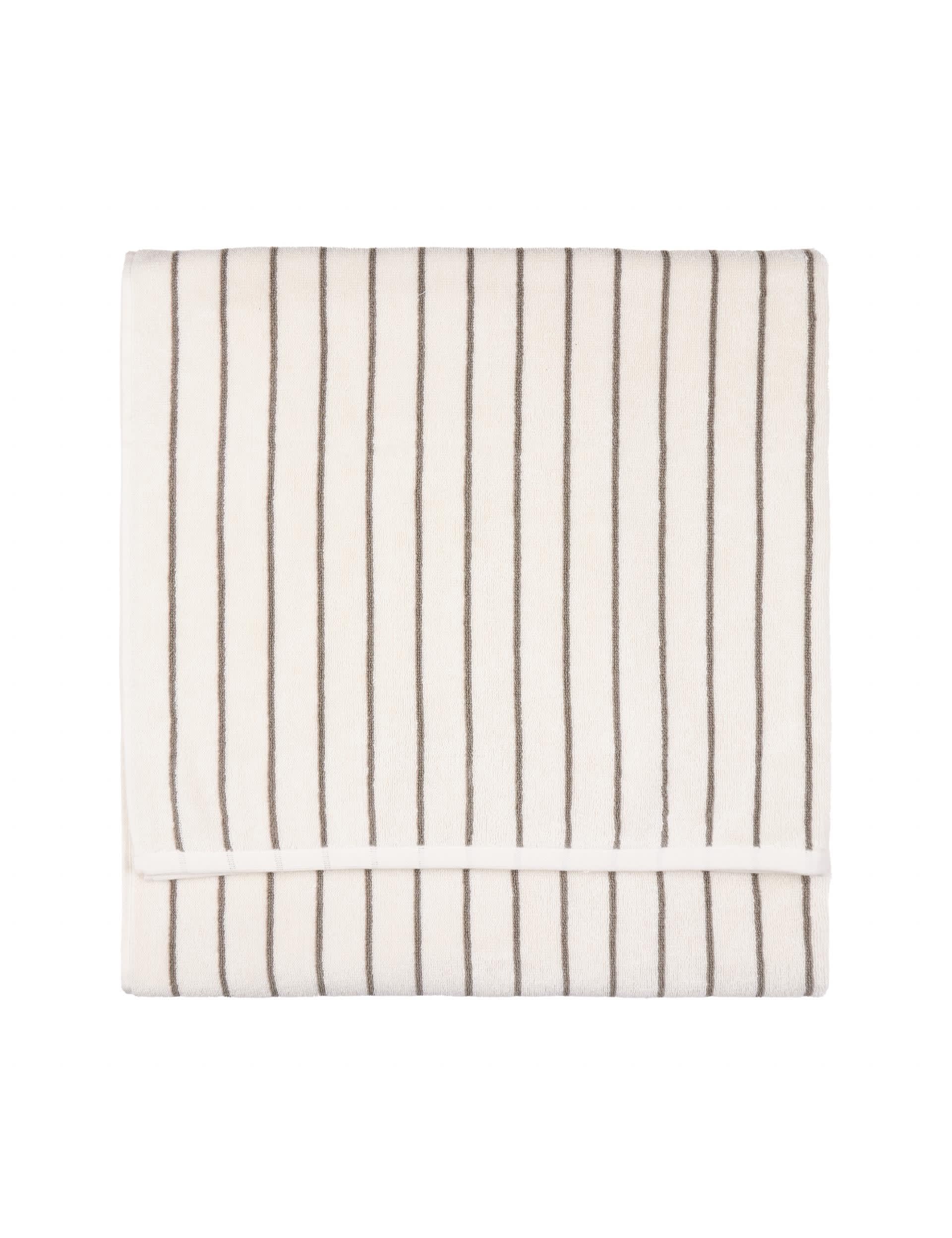 Yard striped cotton bath towel 100x50 cm (British brand)
