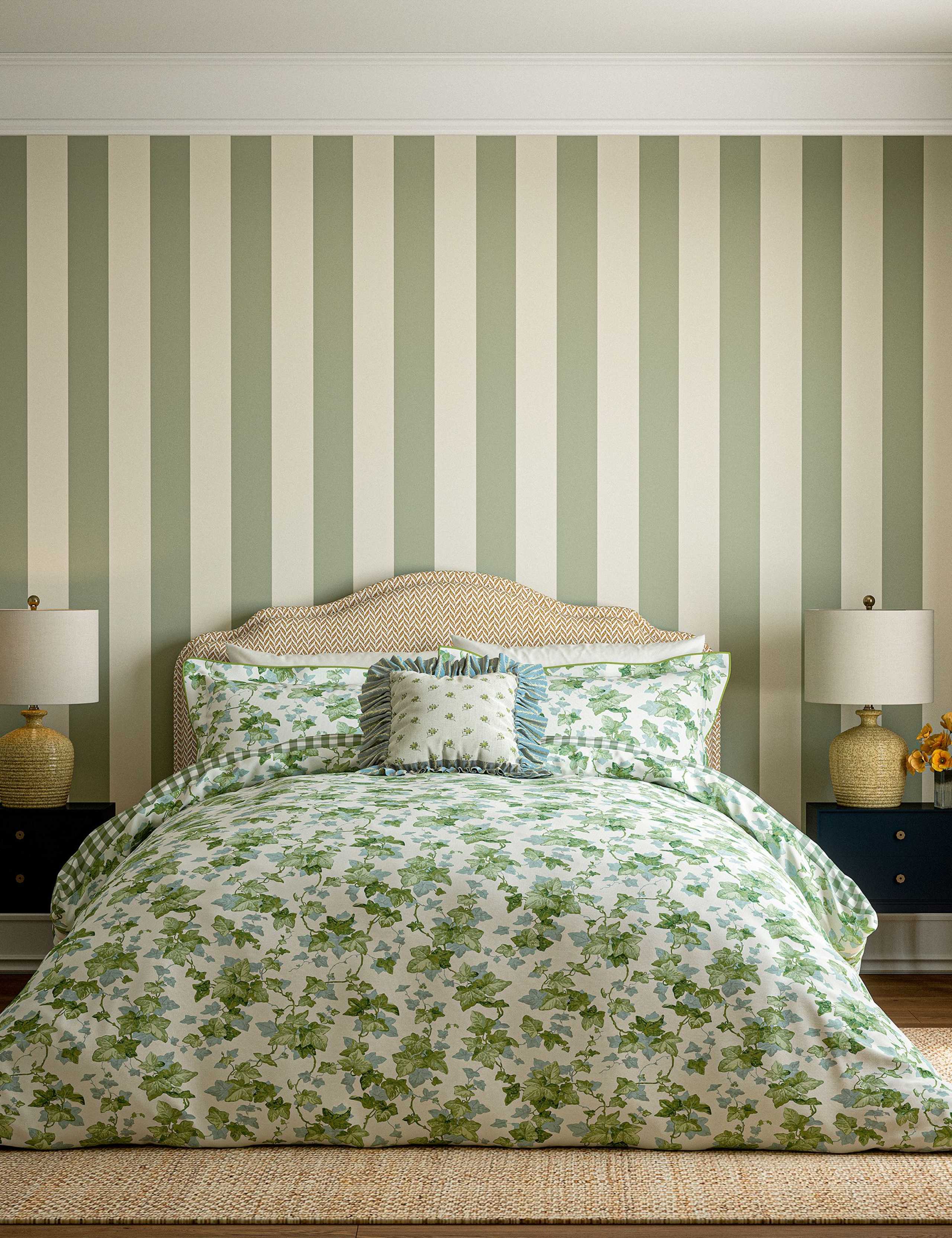 Sanderson Hedra bedding set pure cotton (British brand)