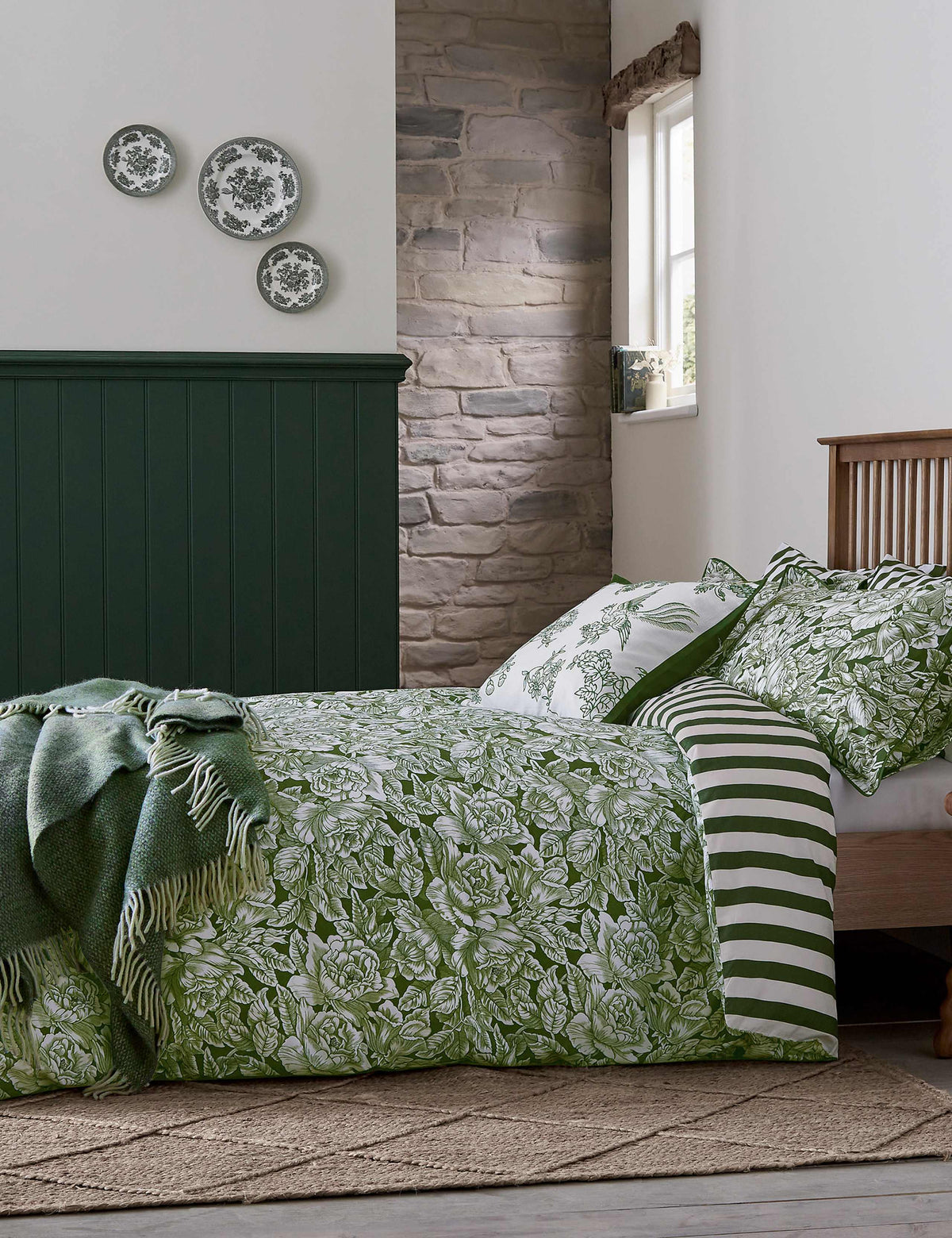 Bedeck of Belfast pure cotton hibiscus bedding set, imported from the UK