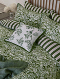 Burleigh hibiscus embroidered cushion 50cm, UK version