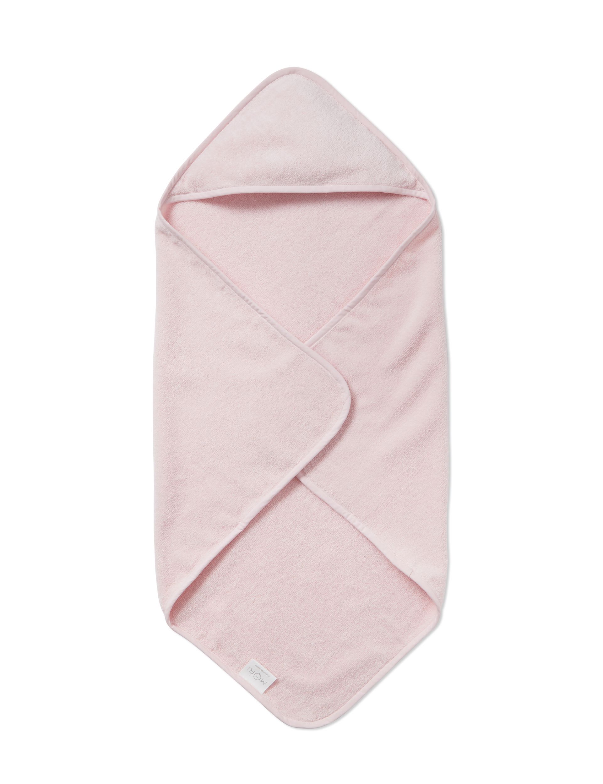 Pure cotton hooded baby towel 750mm x 750mm, imported from the UK
