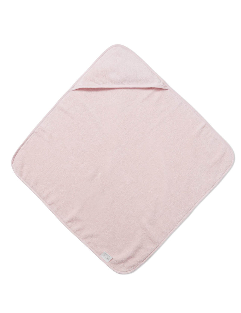 Pure cotton hooded baby towel 750mm x 750mm, imported from the UK