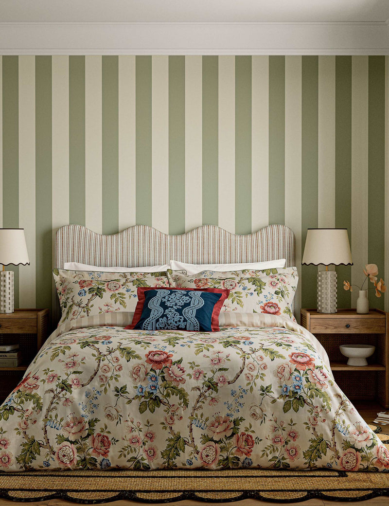 Sanderson Hykenham floral bedding set, imported from the UK