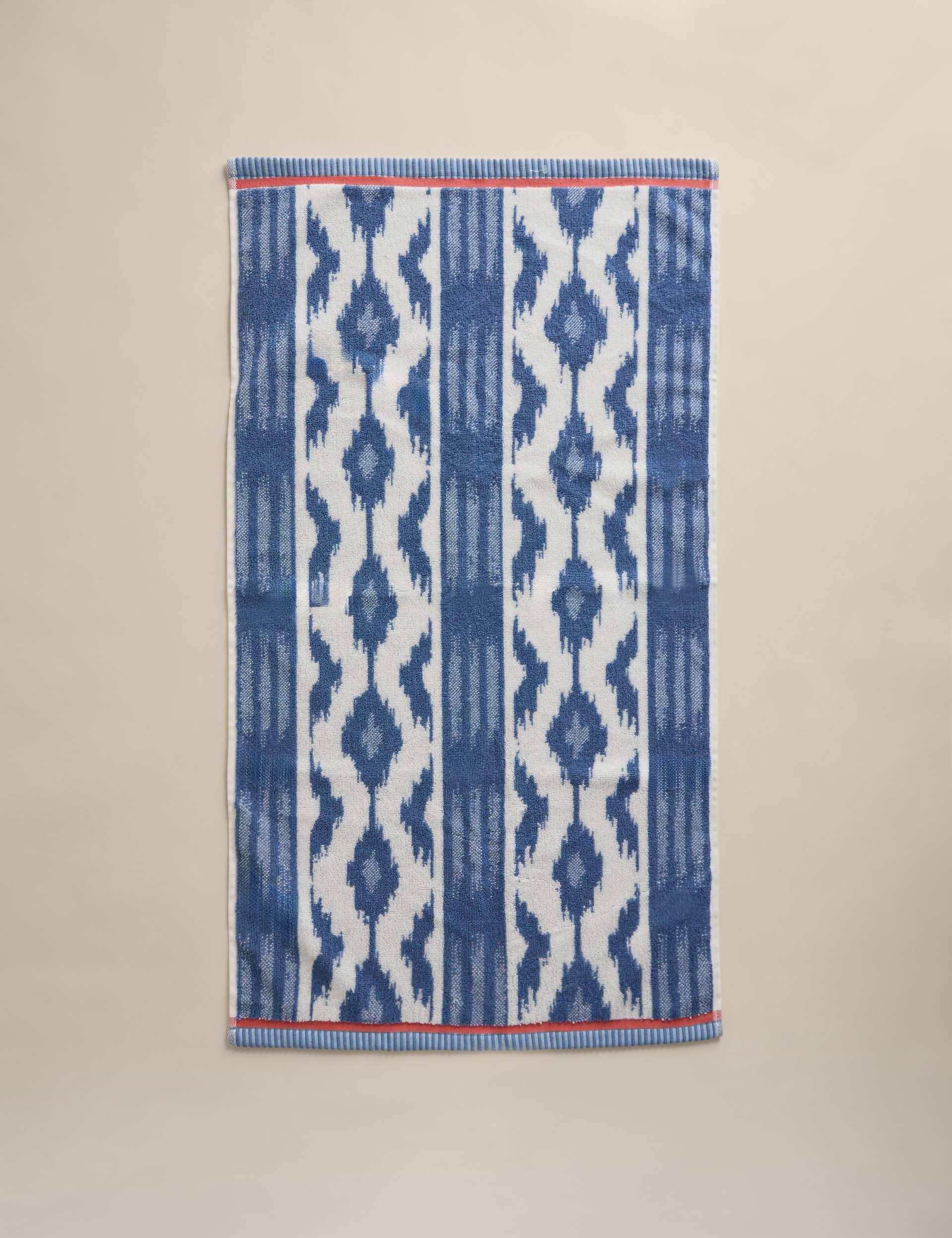 Pure Cotton Ikat Towel 550gsm (British brand)