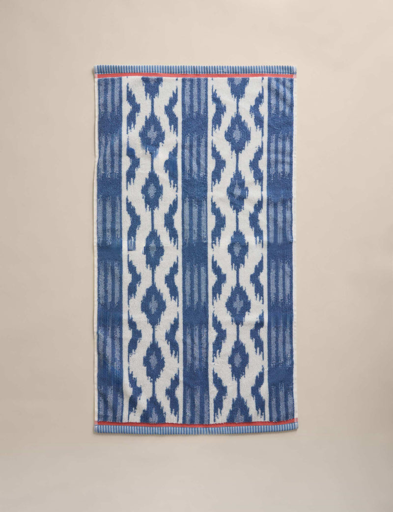 Pure Cotton Ikat Towel 550gsm (British brand)