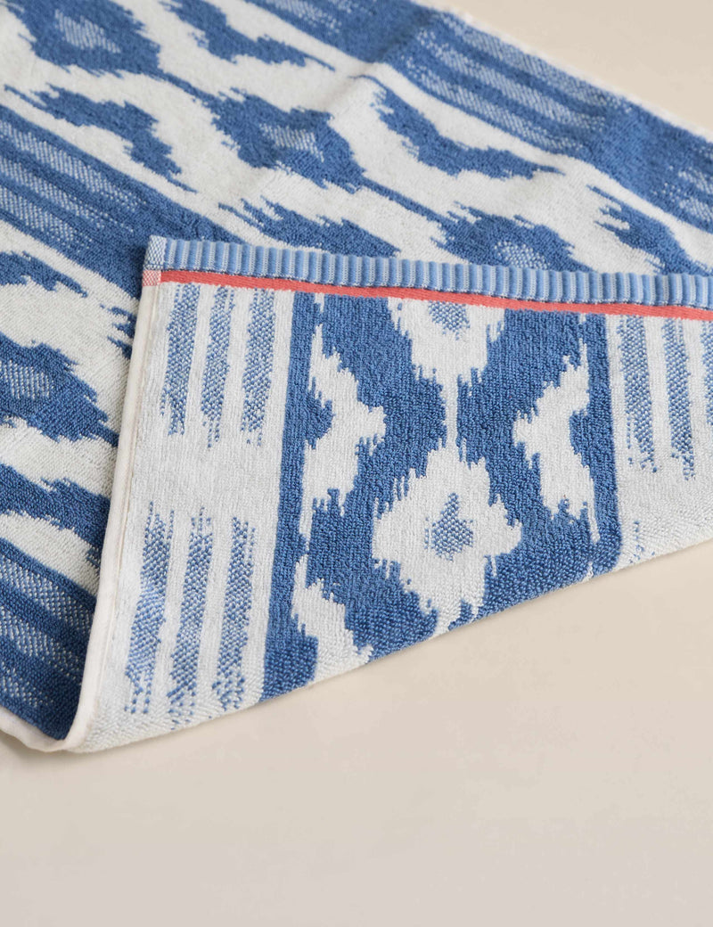 Pure Cotton Ikat Towel 550gsm (British brand)