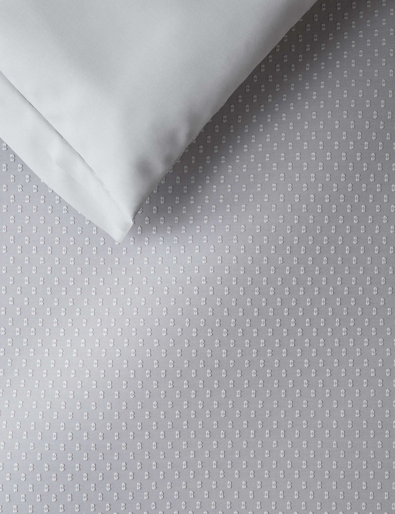 Pure cotton iris spotty dobby bedding set, imported from the UK