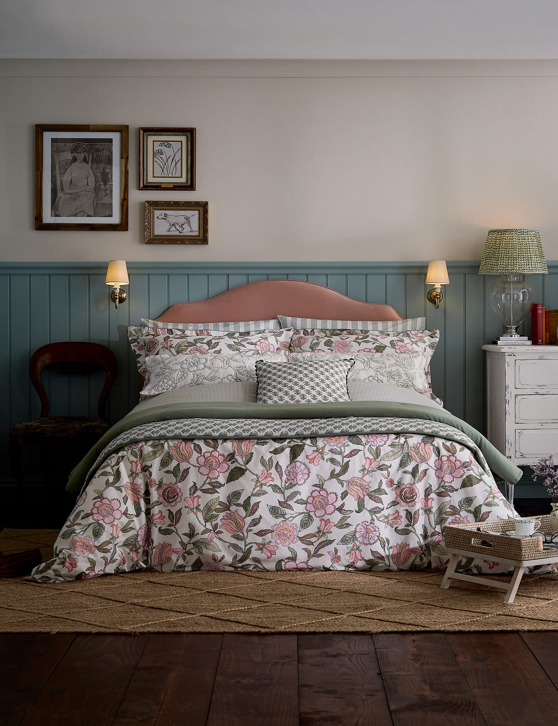 Joules Juliette bedding set in pure cotton, imported from the UK