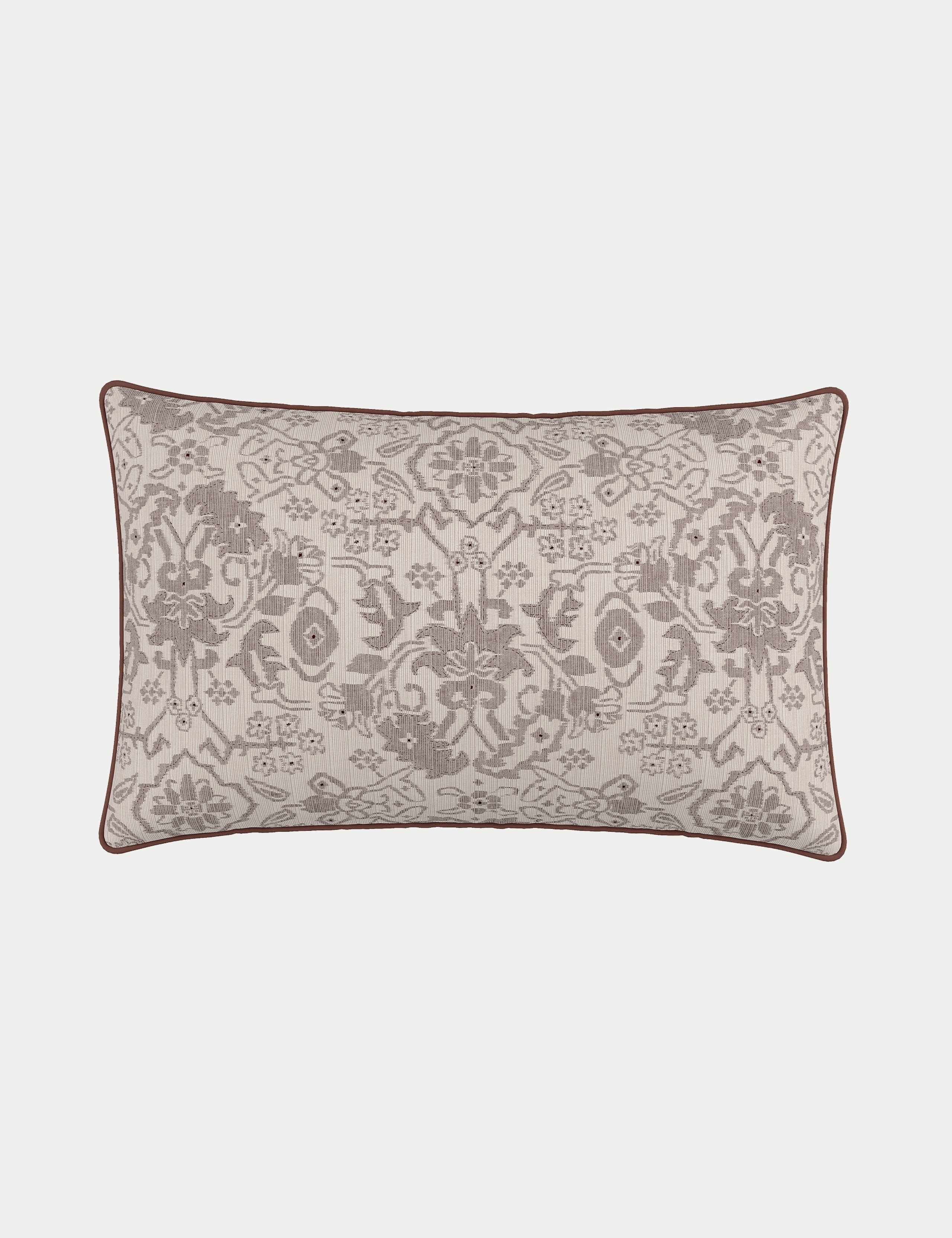 Bedeck Kassi pure cotton cushion 40x70cm floral geometric design (British brand)