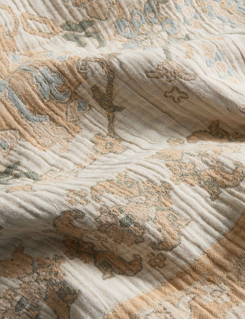 M&S X Fired Earth Pure Cotton Jacquard Bedding Set (British brand)