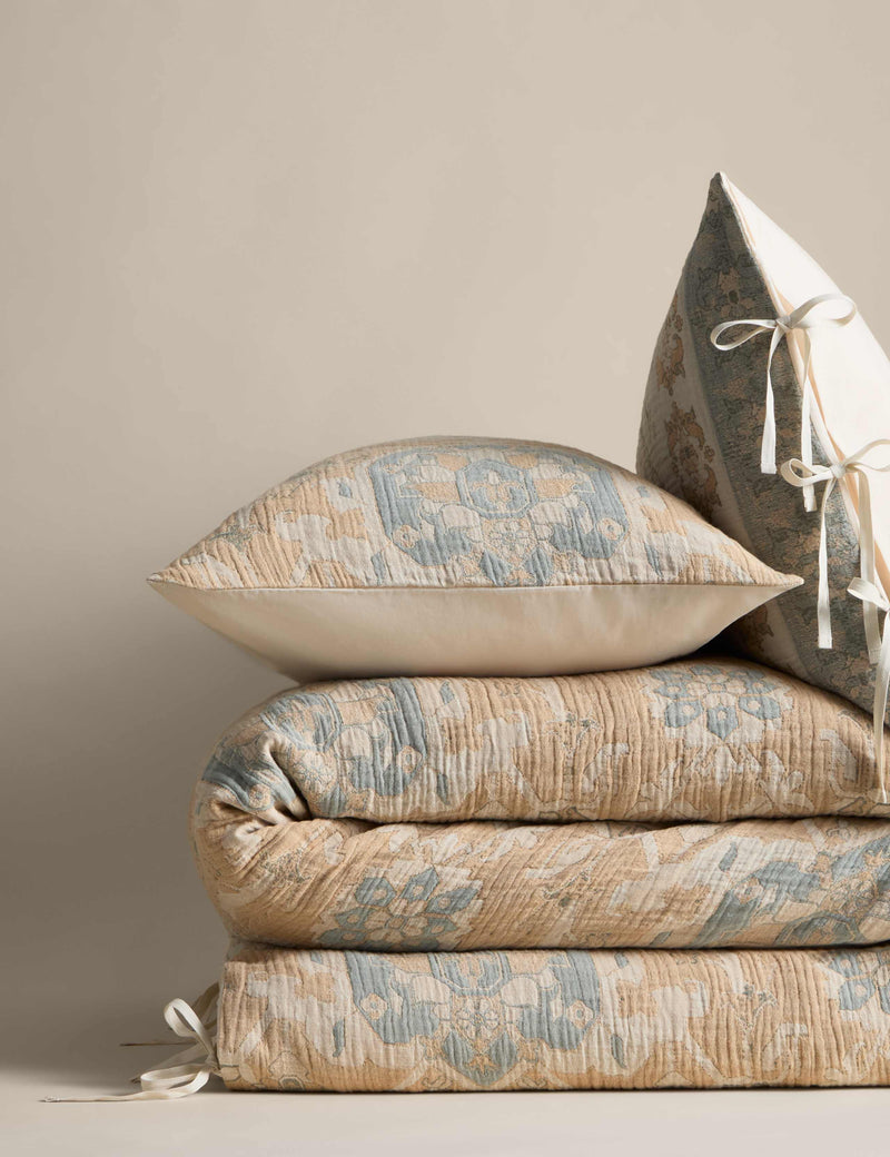 M&S X Fired Earth Pure Cotton Jacquard Bedding Set (British brand)