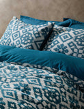 M&S X Fired Earth Kimyou Jacquard bedding set, imported from the UK