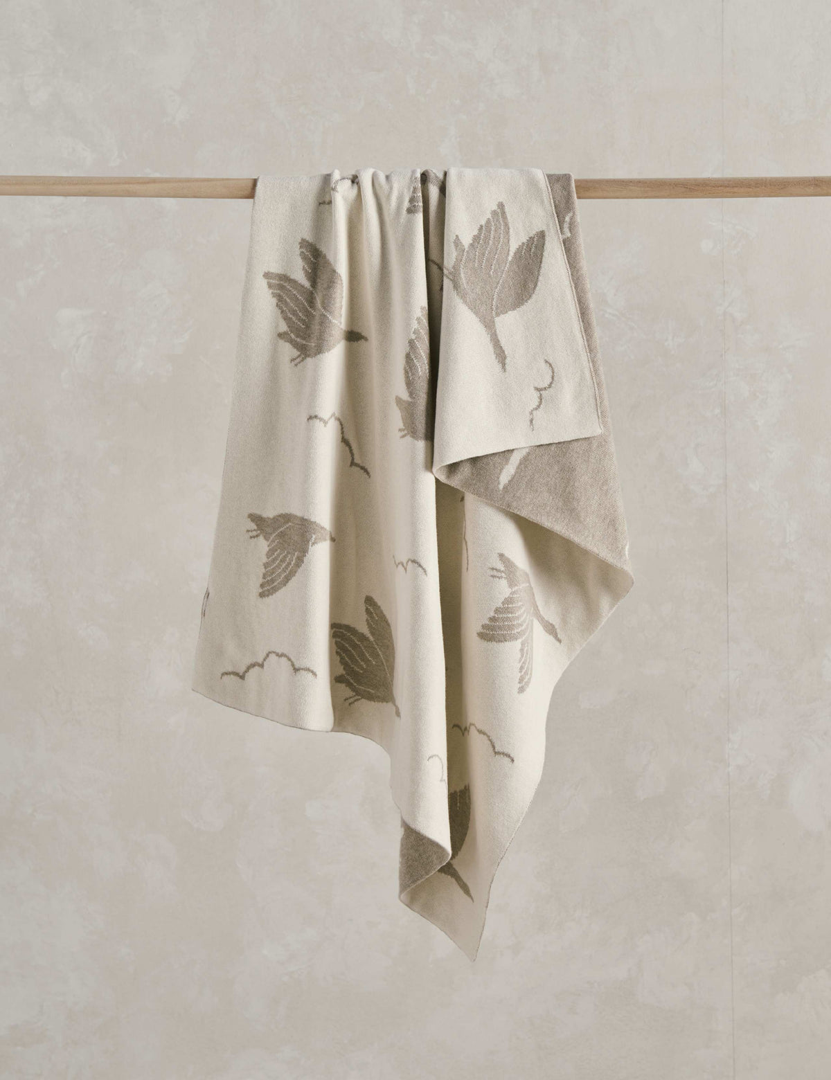 Mamas & Papas pure cotton knitted shawl, imported from the UK
