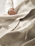 Mamas & Papas pure cotton knitted shawl, imported from the UK