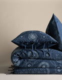 M&S X Fired Earth Kouya Jacquard bedding set, imported from the UK