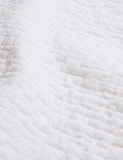 Large decorative cushion pure cotton scalloped motif, imported from the UK