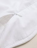 Large decorative cushion pure cotton scalloped motif, imported from the UK