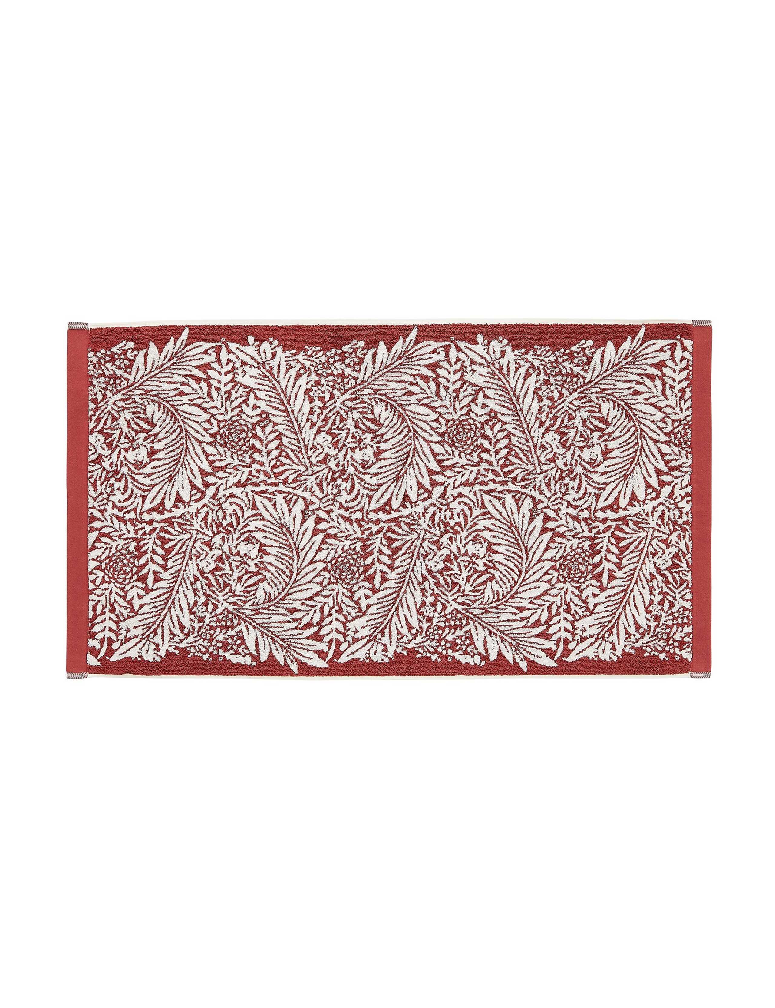 William Morris pure cotton Larkspur bath mat 50x90cm, UK version