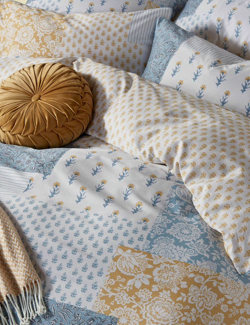 Laura Ashley Pure Cotton Laurissa Patchwork Bedding Set, imported from the UK