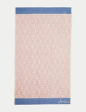 Joules geometric cotton bath towel 150x90 cm, imported from the UK