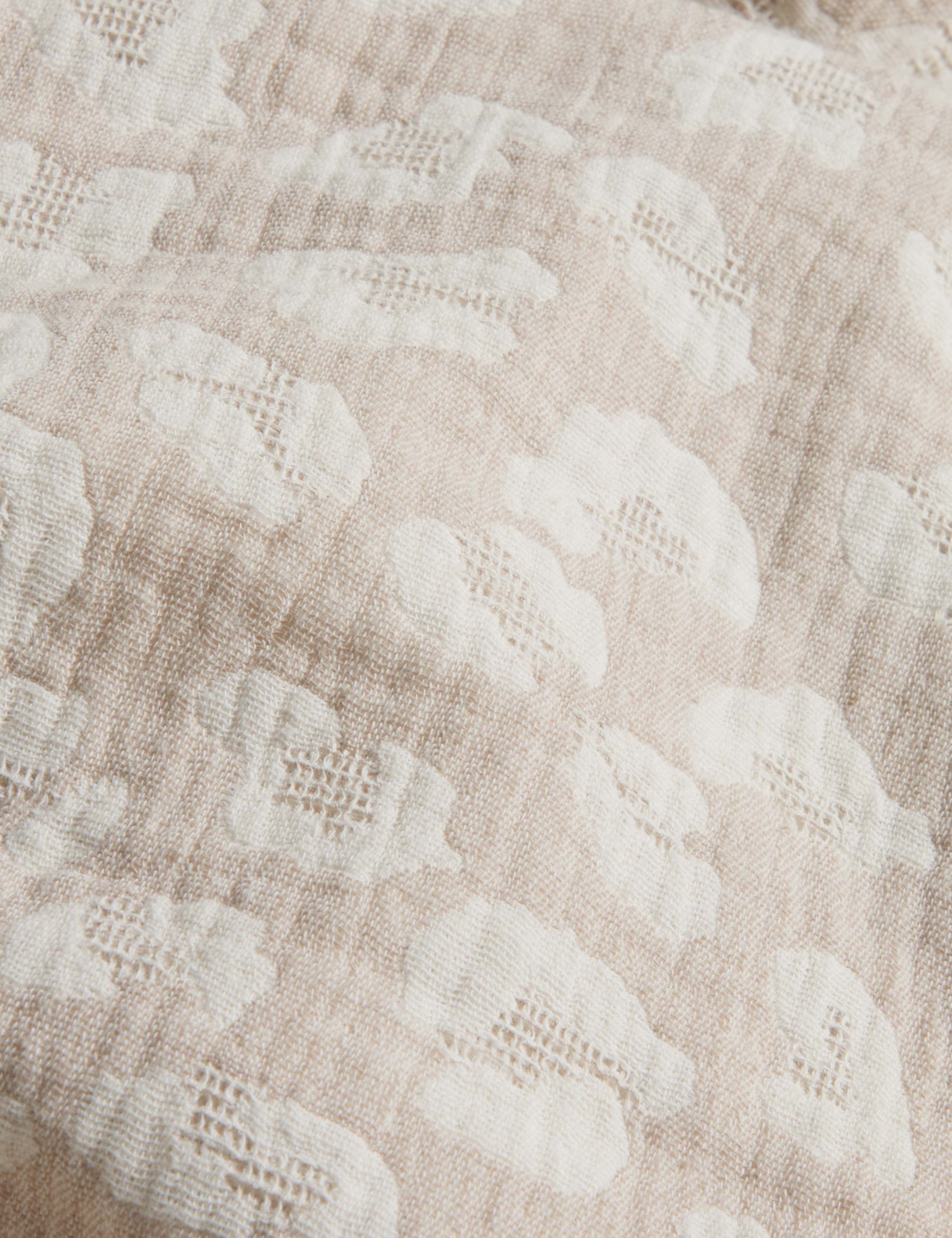 Pure cotton leopard jacquard bedding set with StayNew technology, UK version