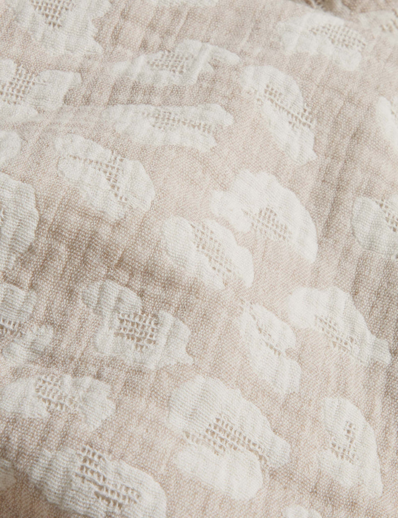 Pure cotton leopard jacquard bedding set with StayNew technology, UK version