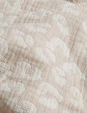 Pure cotton leopard jacquard bedding set with StayNew technology, UK version
