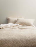 Pure cotton leopard jacquard bedding set with StayNew technology, UK version