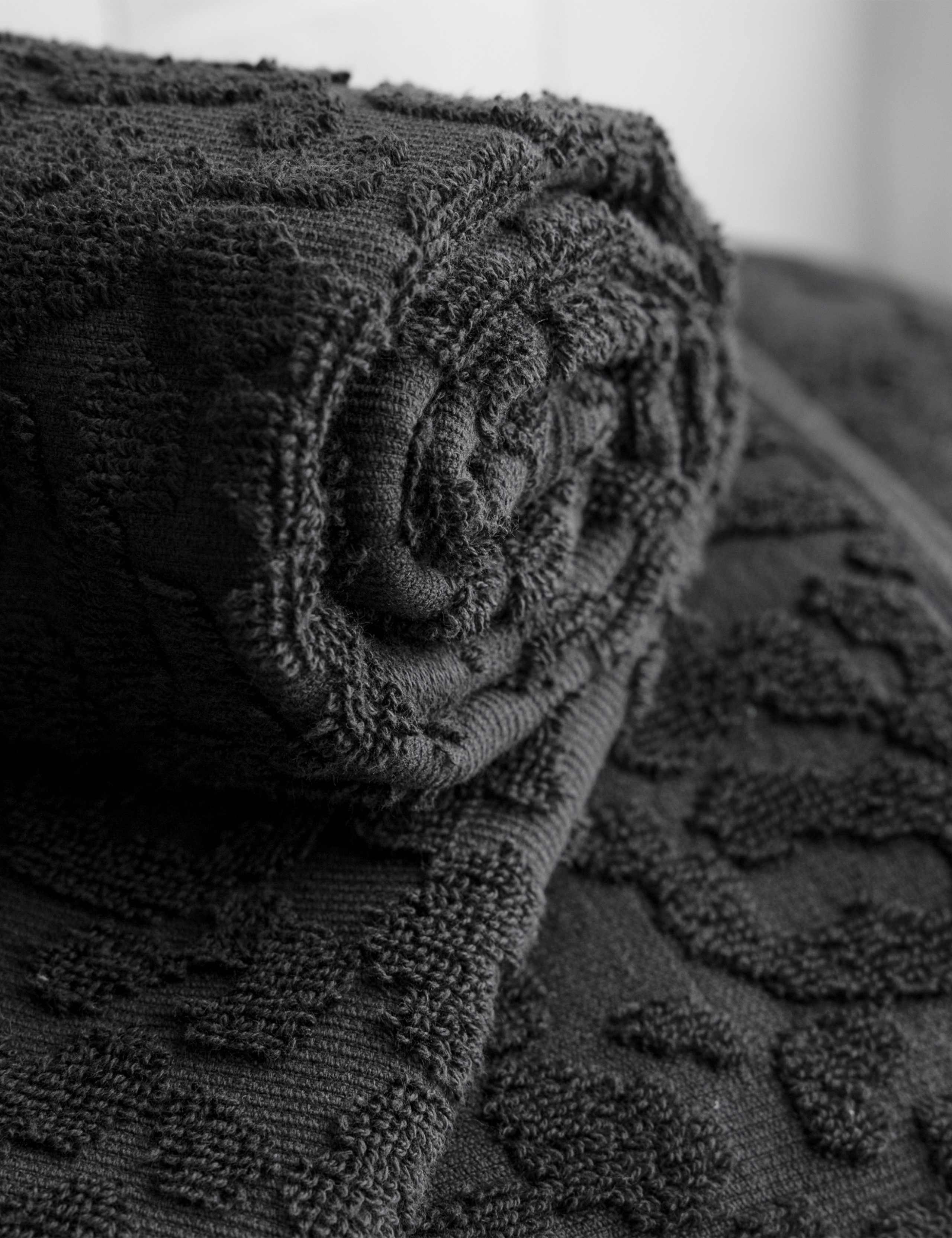 Rockett St George Leopard Jacquard Bath Towel (British brand)