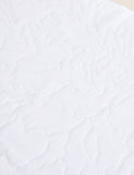 Pure cotton linear floral bath towel, imported from the UK
