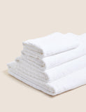 Pure cotton linear floral bath towel, imported from the UK