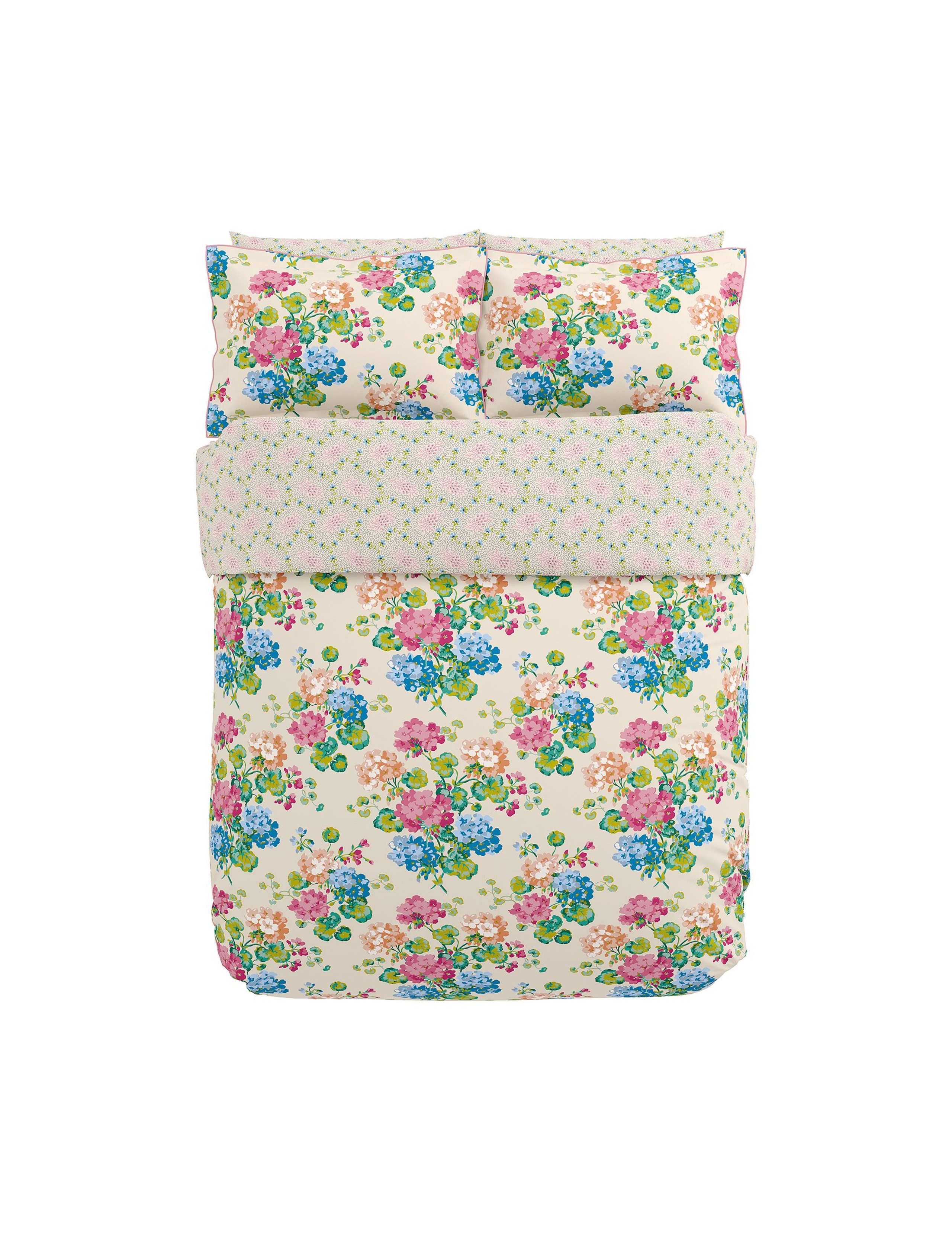 Land & Shore bedding set Lori floral reversible, UK version