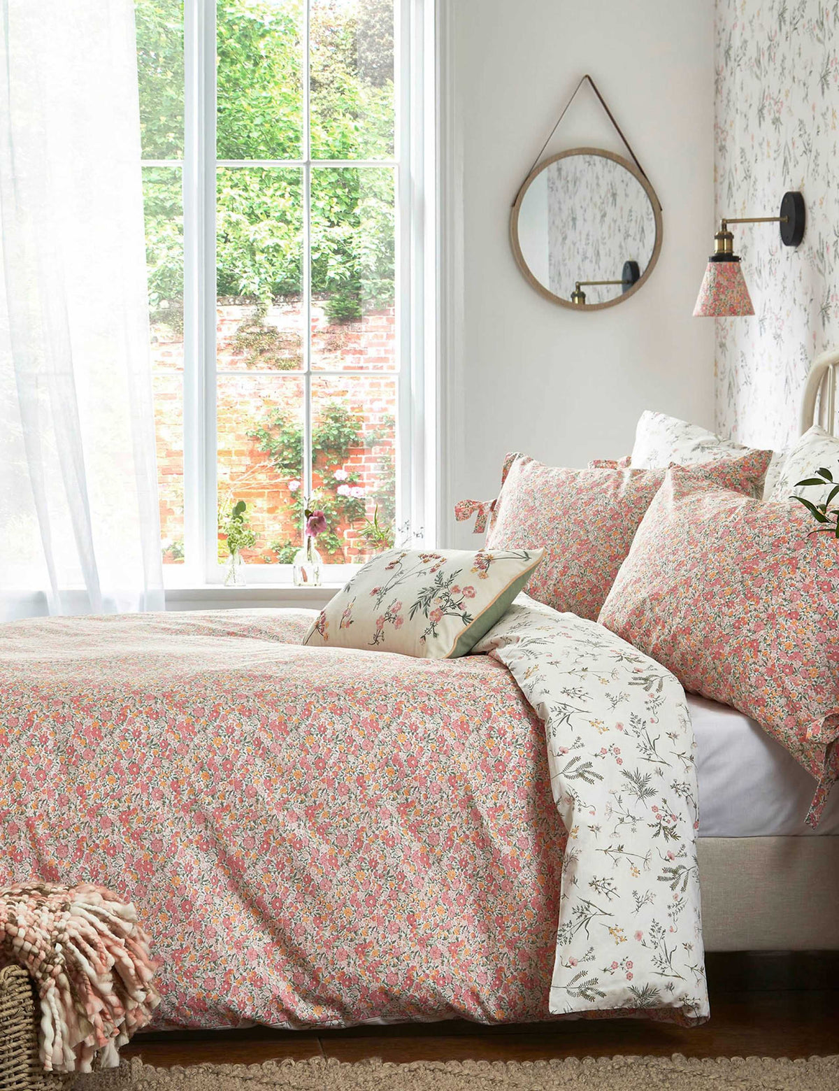 Laura Ashley pure cotton Loveston Floral bedding set, UK version