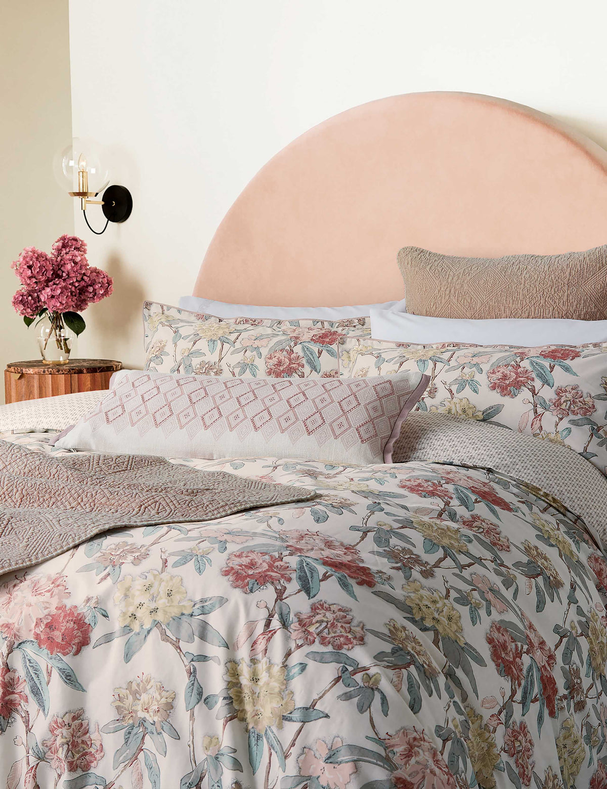 Bedeck of Belfast pure cotton Marielle square pillowcase, imported from the UK