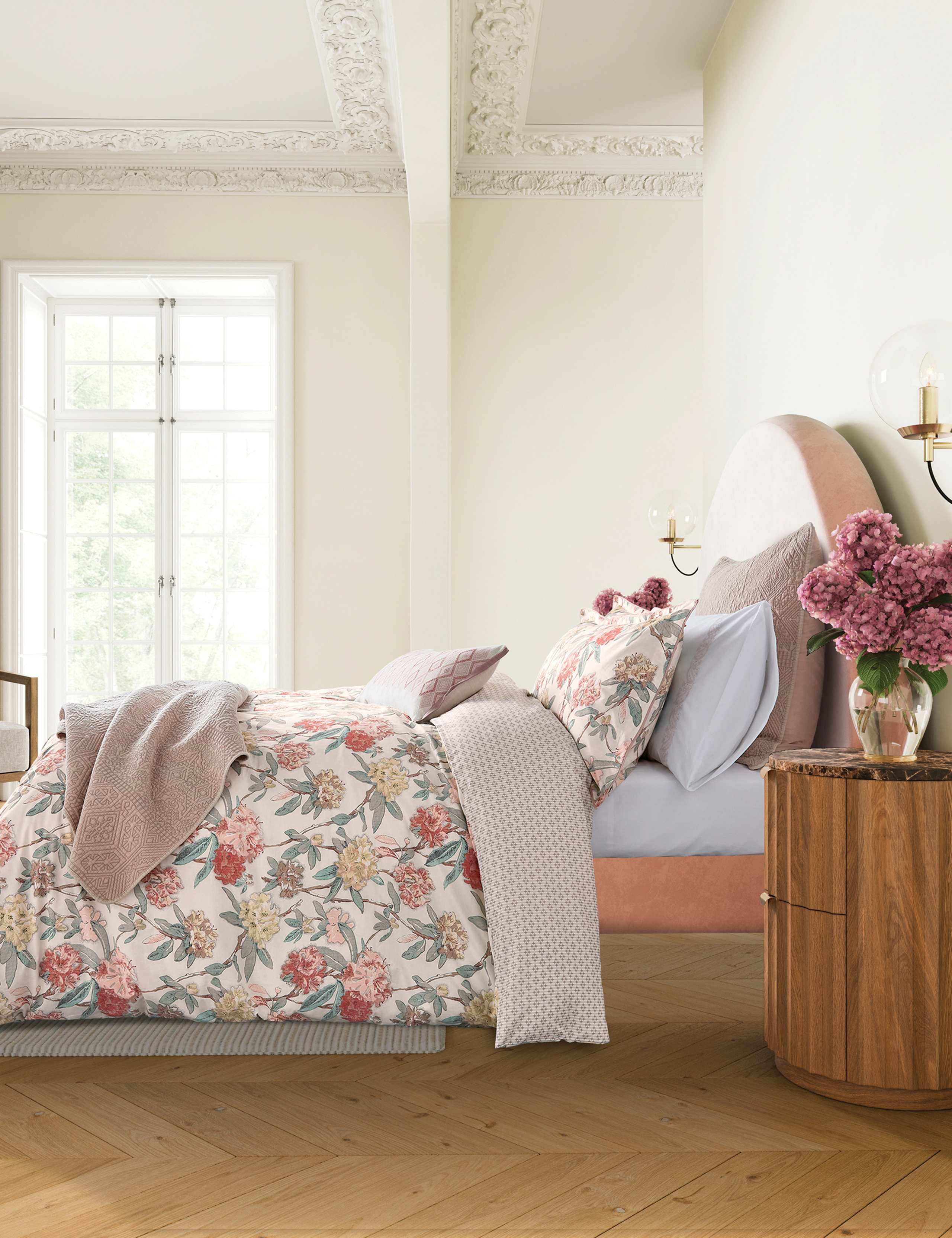 Bedeck of Belfast pure cotton Marielle square pillowcase, imported from the UK