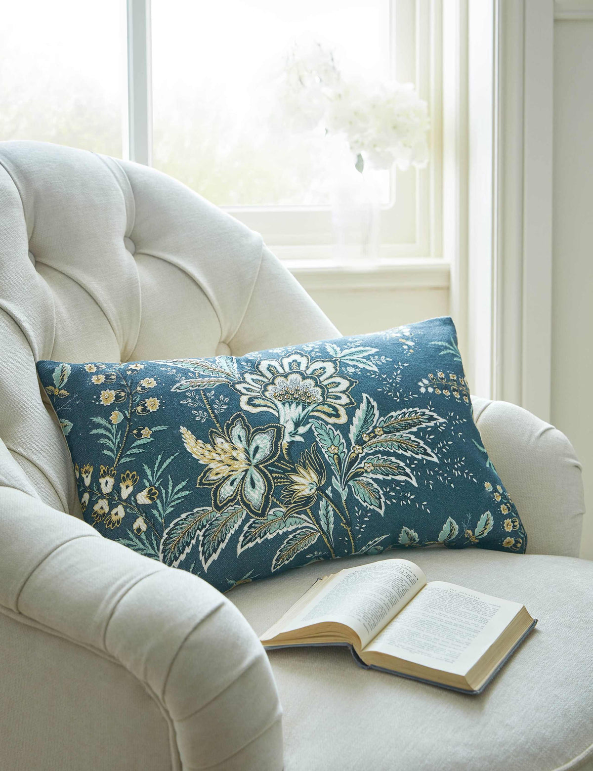 Laura Ashley Marlbrook bolster cushion 30x50cm, UK version