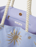 Accessorize metallic sun shopper tote bag, imported from the UK