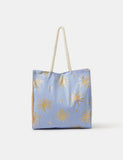 Accessorize metallic sun shopper tote bag, imported from the UK