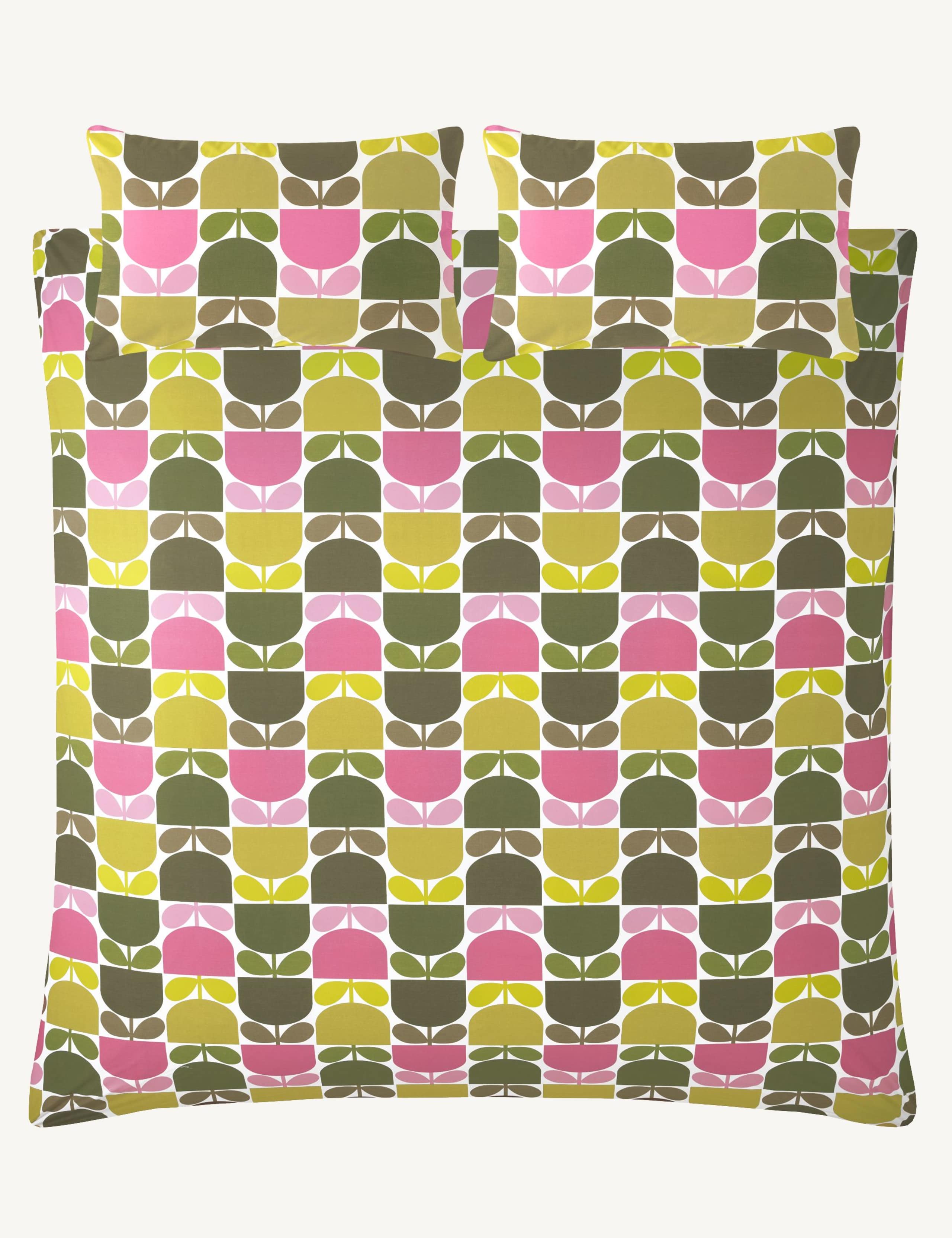 Orla Kiely multi block stem bedding set, imported from the UK