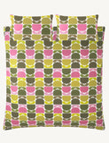 Orla Kiely multi block stem bedding set, imported from the UK
